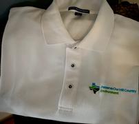 Med White Polo Short-sleeved Shirt w/PHCE Logo 202//180